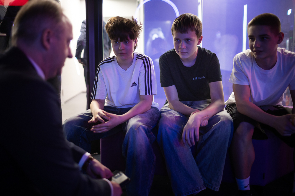 Najnowszy projekt edukacyjny Biura Nowych Technologii IPN „Cyfrowi Bohaterowie” – Warszawa, 14 kwietnia 2025. Fot. Sławek Kasper (IPN)