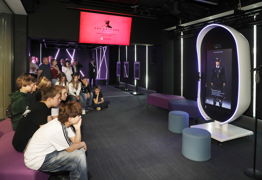 Najnowszy projekt edukacyjny Biura Nowych Technologii IPN „Cyfrowi Bohaterowie” – Warszawa, 14 kwietnia 2025. Fot. Piotr Życieński (IPN)