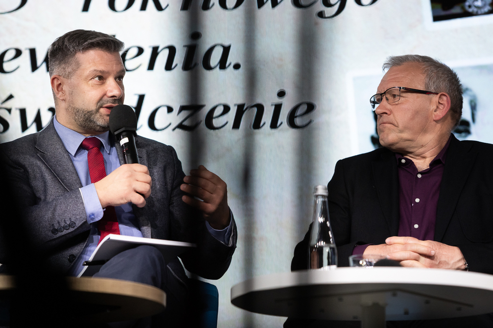 Debata naukowa „1945 – rok nowego zniewolenia. Doświadczenie Polski” – Warszawa, 16 kwietnia 2025. Fot. Sławek Kasper (IPN)