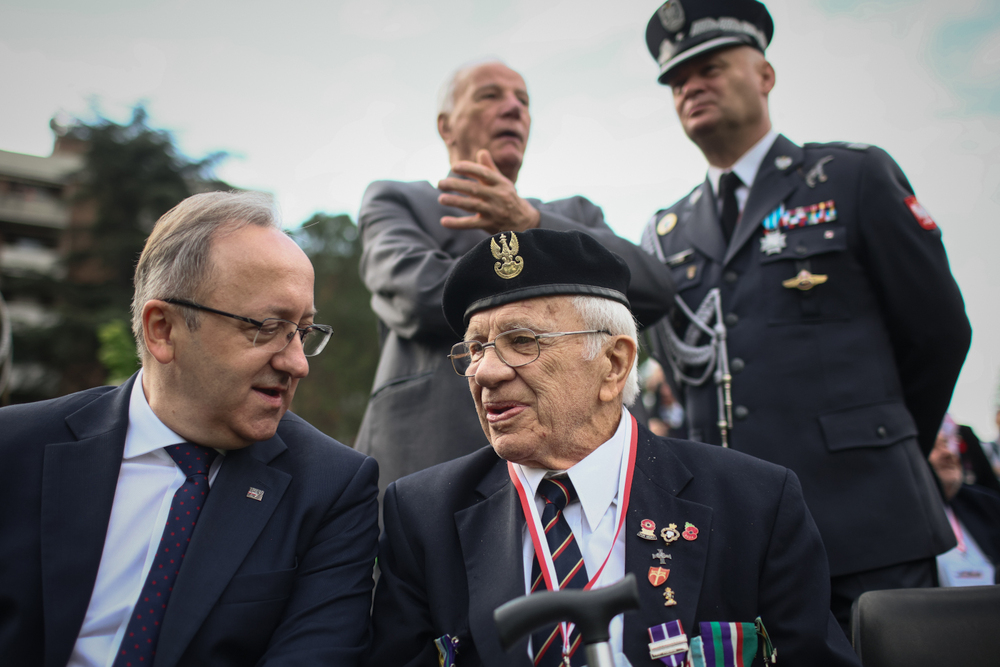 Delegacja IPN we Włoszech – 23 kwietnia 2025. Fot. Sławek Kasper (IPN)