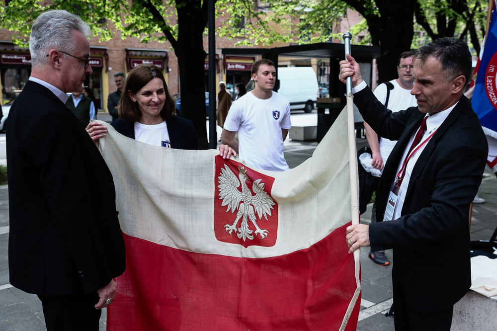 Delegacja IPN we Włoszech – 23 kwietnia 2025. Fot. Sławek Kasper (IPN)