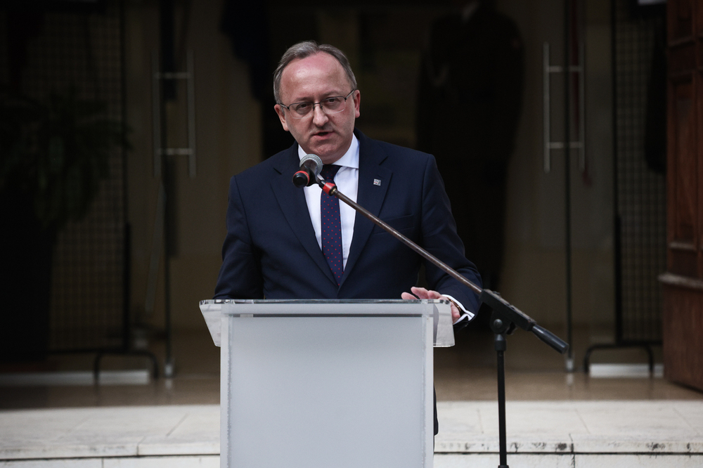 Delegacja IPN we Włoszech – 23 kwietnia 2025. Na zdj. zastępca prezesa IPN dr hab. Karol Polejowski. Fot. Sławek Kasper (IPN)