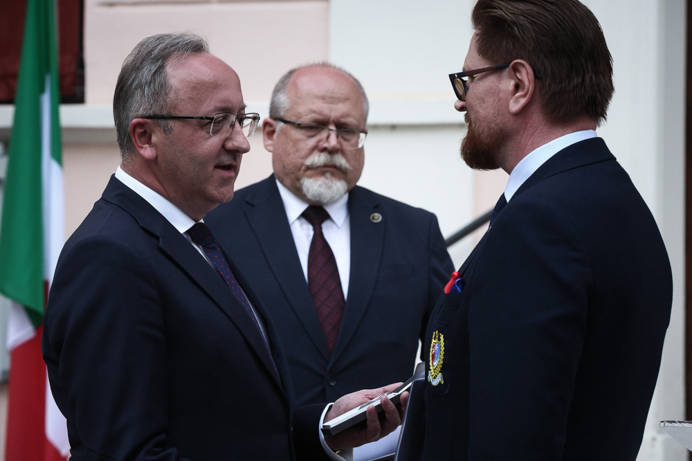 Delegacja IPN we Włoszech – 23 kwietnia 2025. Fot. Sławek Kasper (IPN)