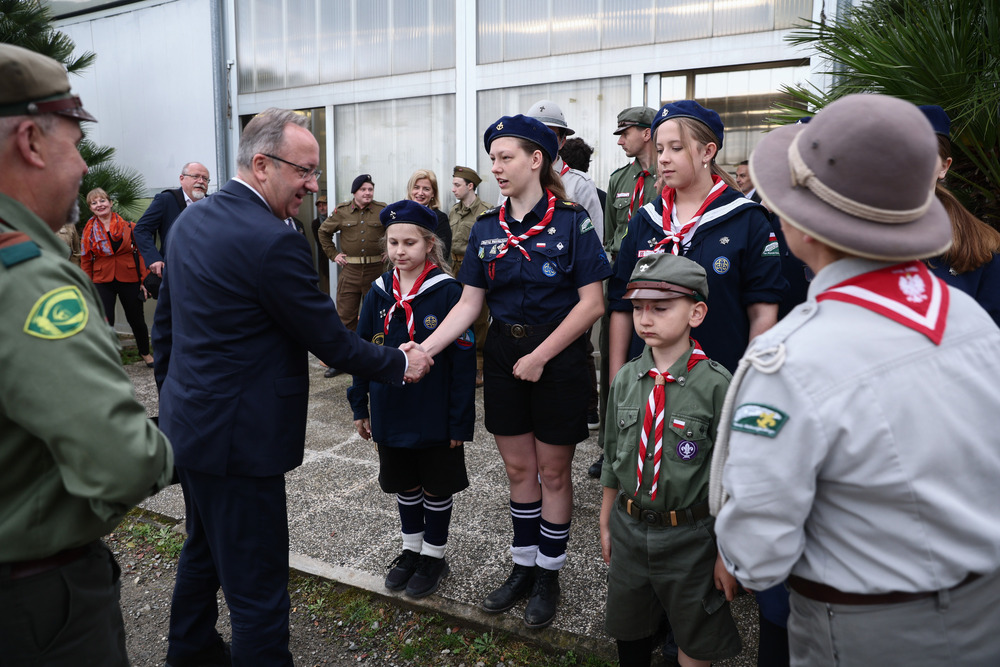 W Bolonii zaprezentowaliśmy wystawę „Szlaki Nadziei. Odyseja Wolności” – 25 kwietnia 2025. Fot. Sławek Kasper (IPN)