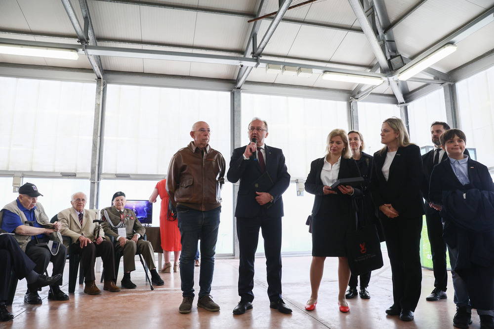 W Bolonii zaprezentowaliśmy wystawę „Szlaki Nadziei. Odyseja Wolności” – 25 kwietnia 2025. Fot. Sławek Kasper (IPN)