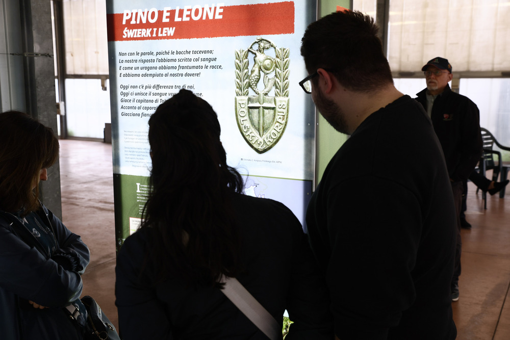 W Bolonii zaprezentowaliśmy wystawę „Szlaki Nadziei. Odyseja Wolności” – 25 kwietnia 2025. Fot. Sławek Kasper (IPN)