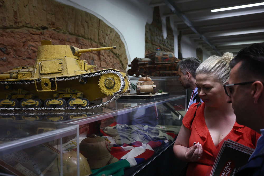 W Bolonii zaprezentowaliśmy wystawę „Szlaki Nadziei. Odyseja Wolności” – 25 kwietnia 2025. Fot. Sławek Kasper (IPN)