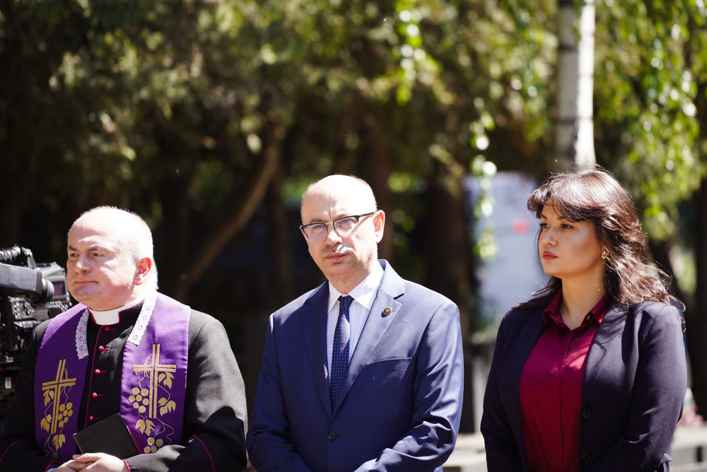 Uroczystości w 80. rocznicę oswobodzenia więźniów niemieckich obozów koncentracyjnych – Warszawa, 28 kwietnia 2025 r. Fot. Mateusz Niegowski (IPN)