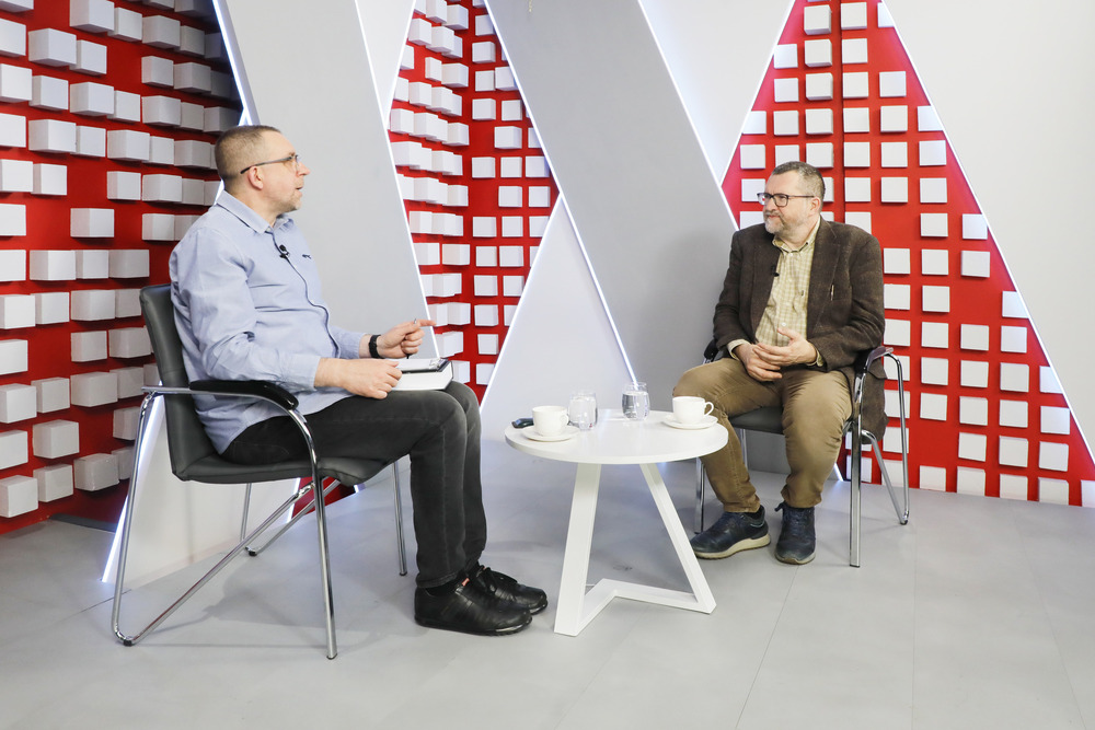 „Kulisy historii” odc. 214 „Wywiad i kontrwywiad AK podczas II wojny światowej” – 3 maja 2025. Fot. Piotr Życieński (IPN)