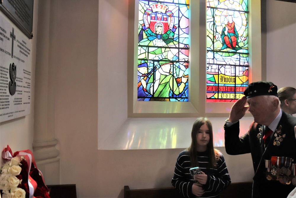 Upamiętnienie kapelanów katyńskich w Londynie – 27 kwietnia 2025. Fot. Adam Siwek (dyrektor BUWiM IPN)