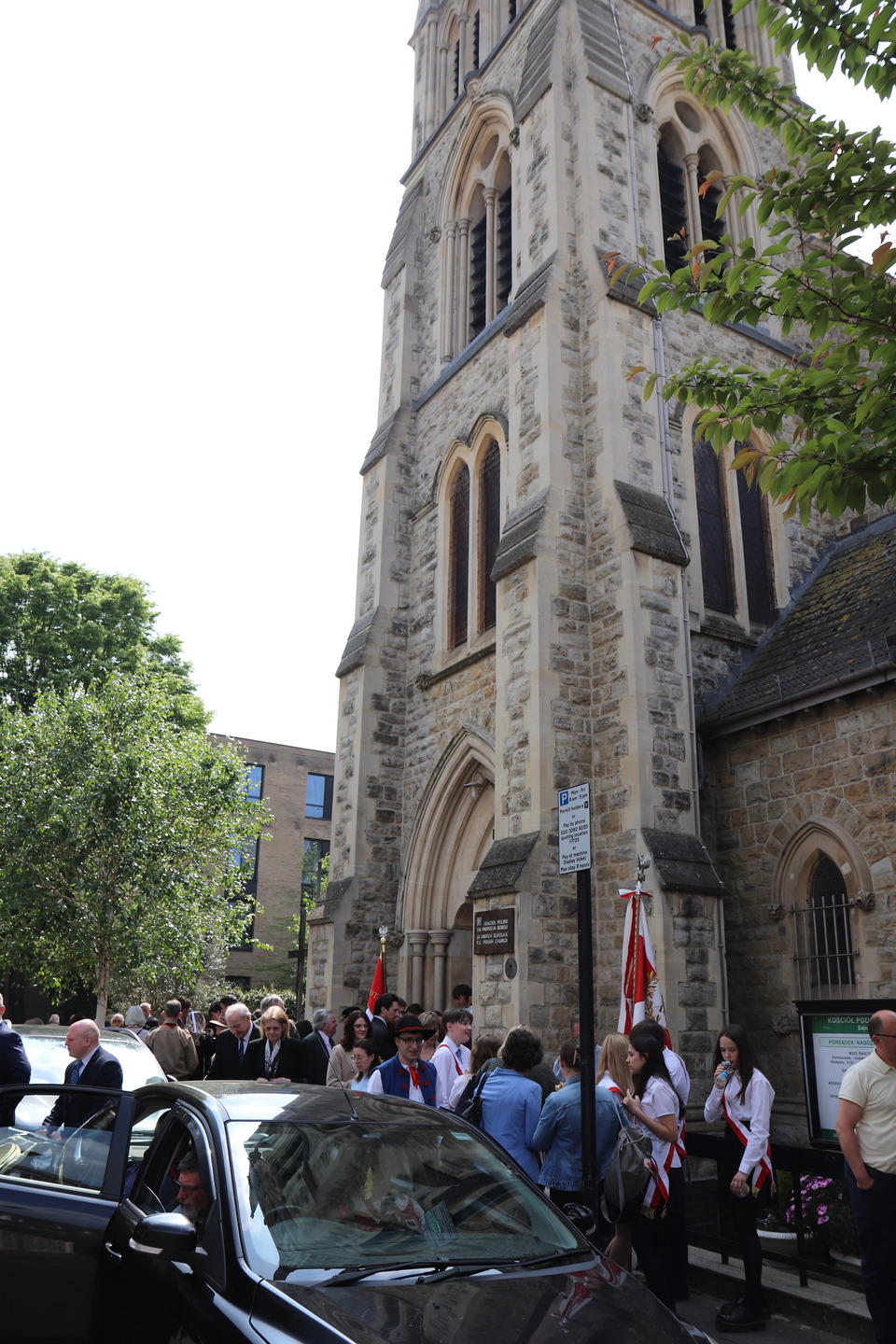 Upamiętnienie kapelanów katyńskich w Londynie – 27 kwietnia 2025. Fot. Adam Siwek (dyrektor BUWiM IPN)