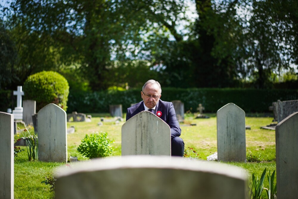 Instytut Pamięci Narodowej w Londynie – 3 maja 2025. Na zdj. zastępca prezesa IPN dr hab. Karol Polejowski. Fot. Mateusz Niegowski (IPN)