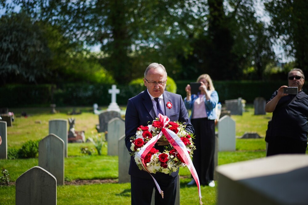 Instytut Pamięci Narodowej w Londynie – 3 maja 2025. Na zdj. zastępca prezesa IPN dr hab. Karol Polejowski. Fot. Mateusz Niegowski (IPN)