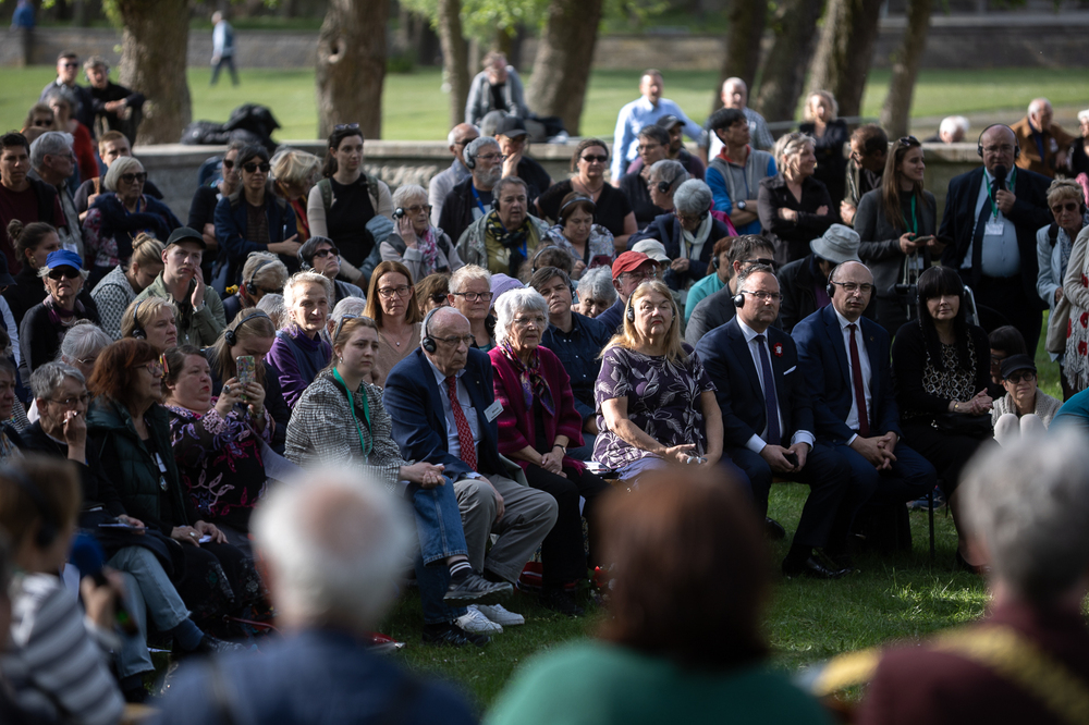 80. rocznica oswobodzenia więźniów KL Ravensbrück – Ravensbrück, 3 maja 2025. Fot. Sławek Kasper (IPN)