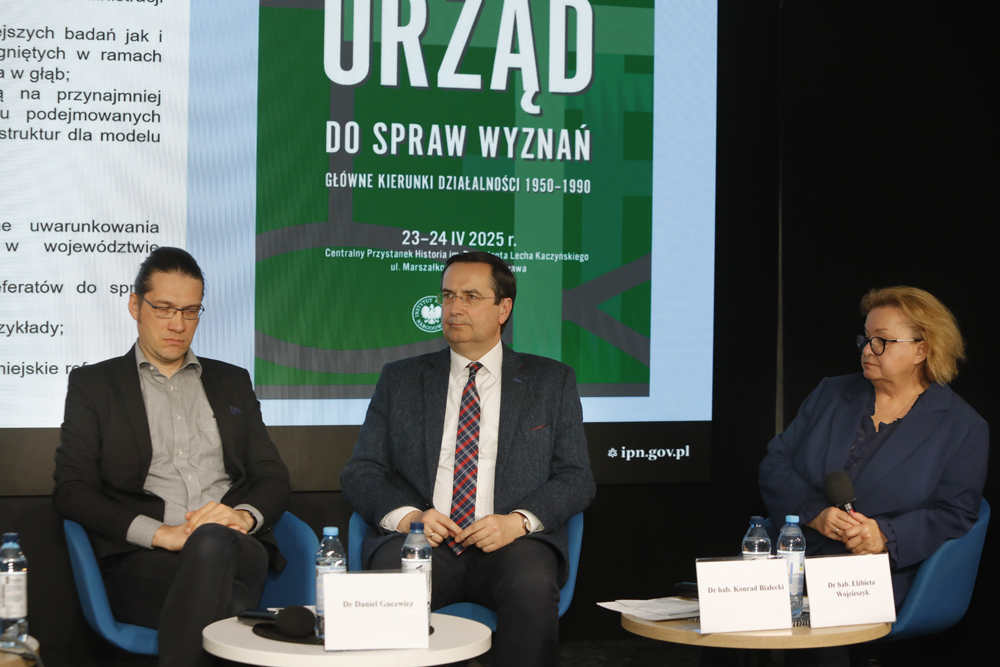 Ogólnopolska konferencja naukowa „Urząd ds. Wyznań: główne kierunki działalności 1950–1990” – Warszawa, 23–24 kwietnia 2025. Fot. Piotr Życieński (IPN)