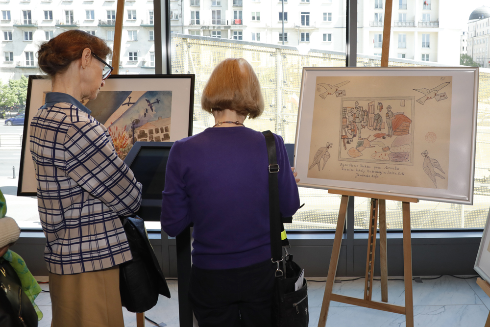 Wystawa „Małe ofiary. Dzieci czasu wojny” – 6 maja 2025. Fot. Piotr Życieński (IPN)