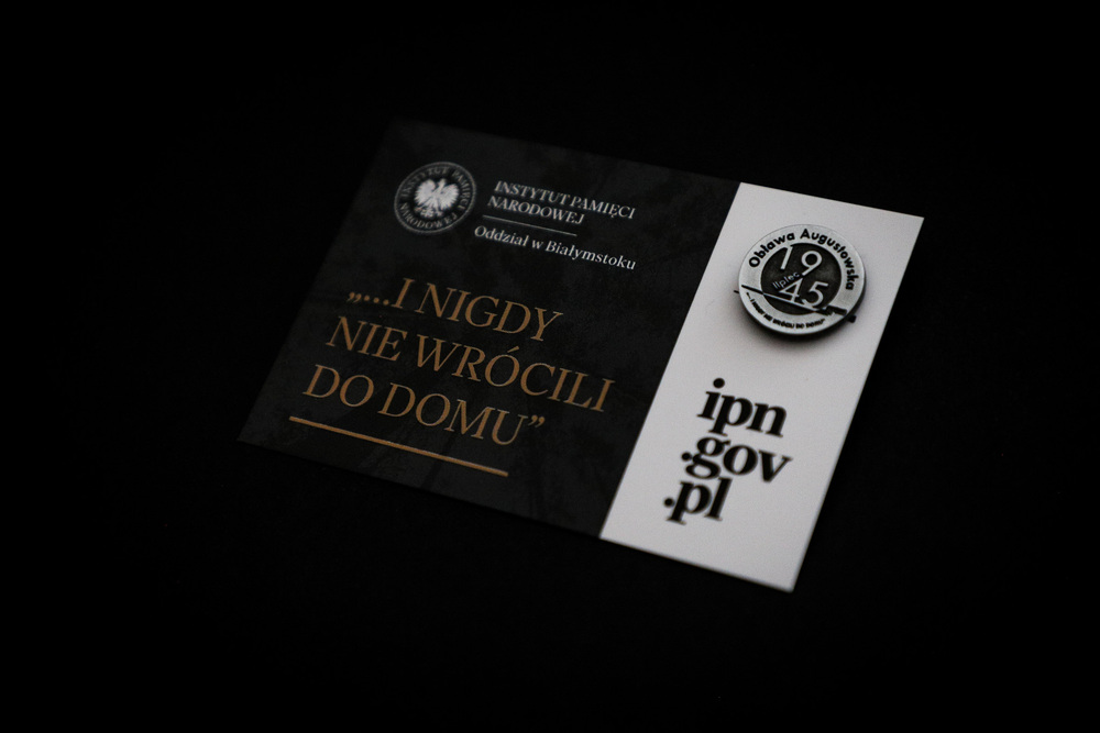 80. rocznica Obławy Augustowskiej – konferencja prasowa IPN – Białystok, 7 maja 2025. Fot. Karolina Dobek (IPN)