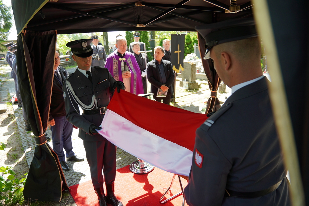 Uroczystości pogrzebowe śp. Stanisława Ochnio ps. Granat – Puławy, 7 maja 2025. Fot. Dominik Borek (IPN)