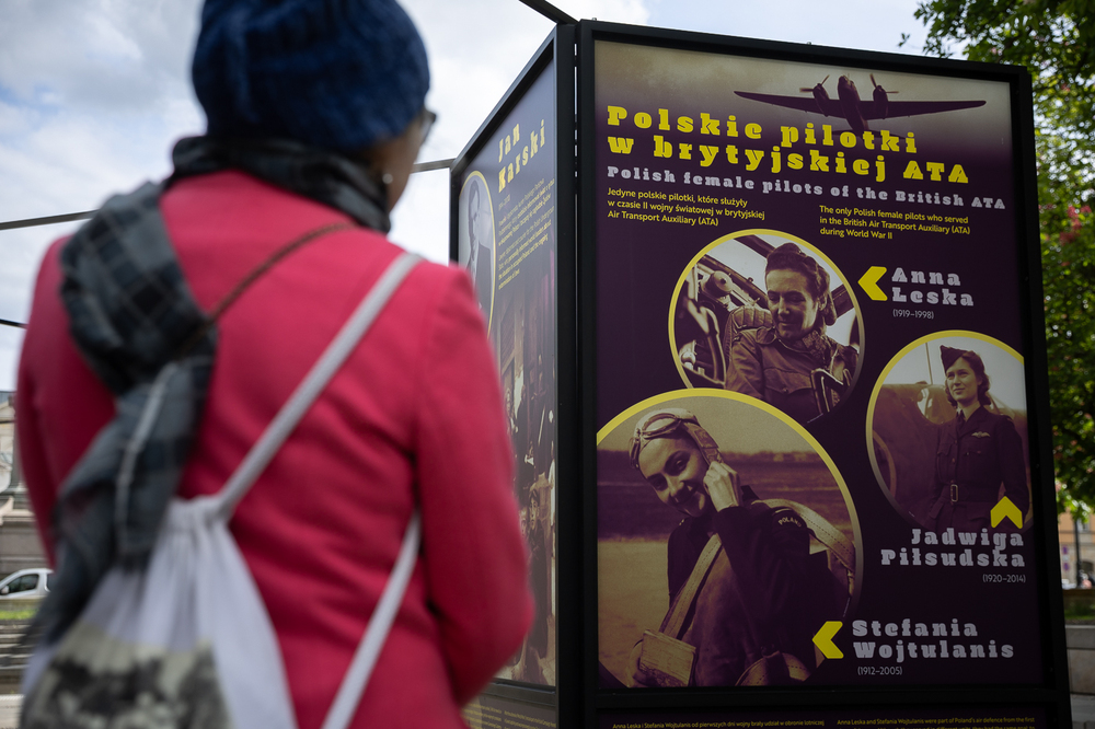 W Warszawie otworzyliśmy wystawę plenerową IPN „Niepokonani” – 7 maja 2025. Fot. Sławek Kasper (IPN)