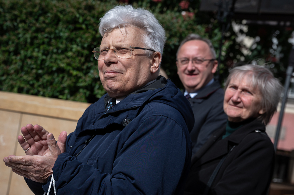 W Warszawie otworzyliśmy wystawę plenerową IPN „Niepokonani” – 7 maja 2025. Fot. Sławek Kasper (IPN)