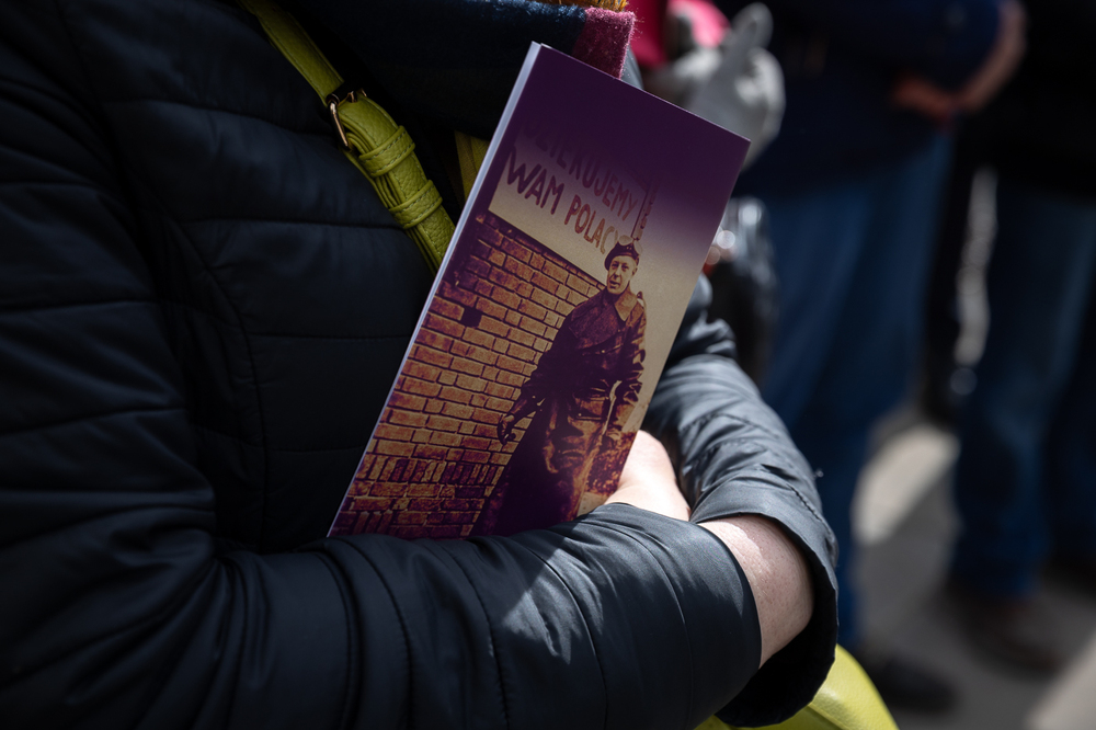 W Warszawie otworzyliśmy wystawę plenerową IPN „Niepokonani” – 7 maja 2025. Fot. Sławek Kasper (IPN)