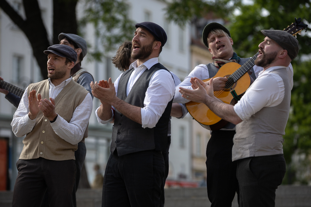 W Warszawie otworzyliśmy wystawę plenerową IPN „Niepokonani” – 7 maja 2025. Fot. Sławek Kasper (IPN)