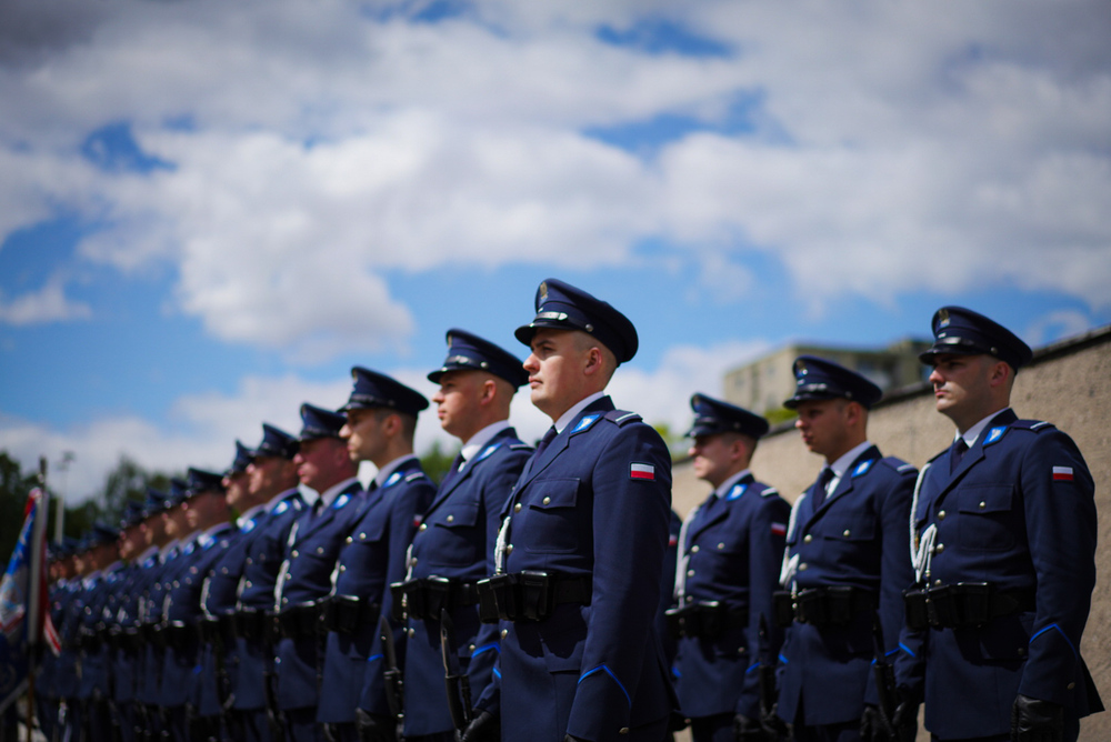 Odsłoniliśmy tablicę upamiętniającą Funkcjonariuszy Policji Państwowej II RP – Warszawa, 9 maja 2025. Fot. Mateusz Niegowski (IPN)