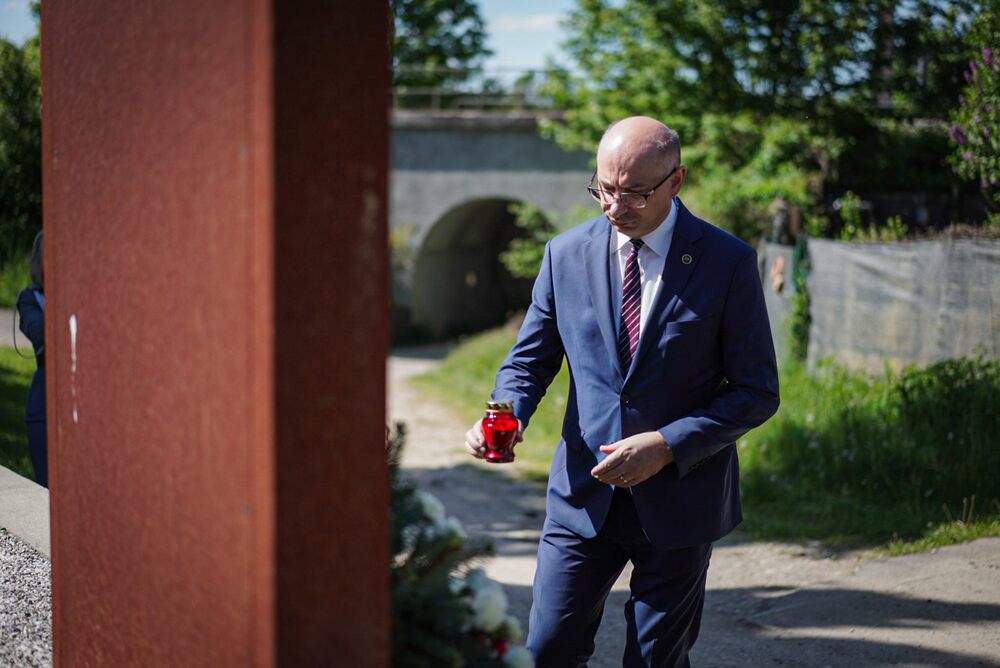 Obchody 80. rocznicy wyzwolenia obozu koncentracyjnego Mauthausen-Gusen – Lungitz, 10 maja 2025. Fot. Mateusz Niegowski (IPN)