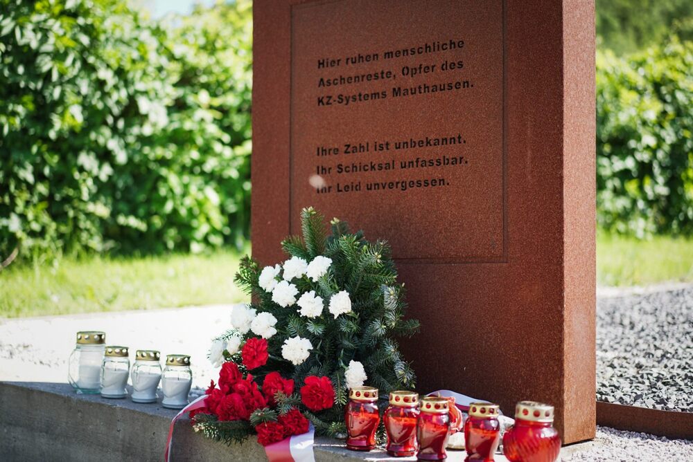 Obchody 80. rocznicy wyzwolenia obozu koncentracyjnego Mauthausen-Gusen – Lungitz, 10 maja 2025. Fot. Mateusz Niegowski (IPN)