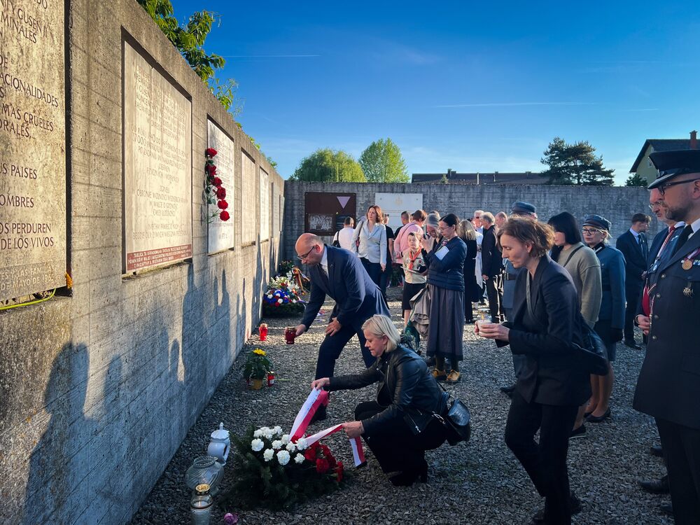 Obchody 80. rocznicy wyzwolenia obozu koncentracyjnego Mauthausen-Gusen – 10 maja 2025. Fot. Mateusz Niegowski (IPN)