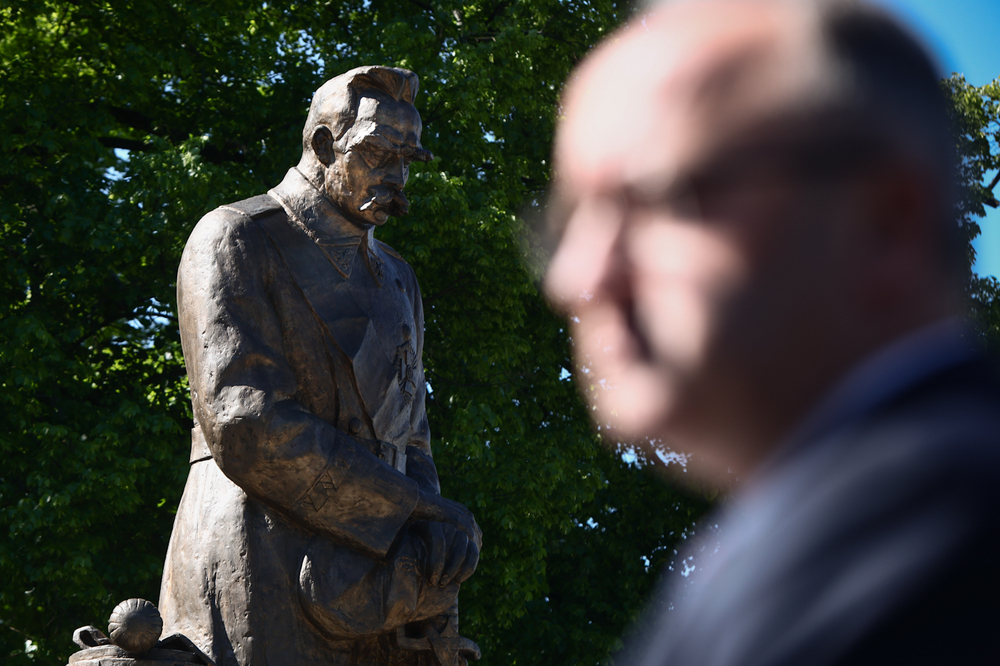 Centralne obchody upamiętniające Marszałka Józefa Piłsudskiego w 90. rocznicę śmierci – Warszawa, 12 maja 2025. Fot. Sławek Kasper (IPN)