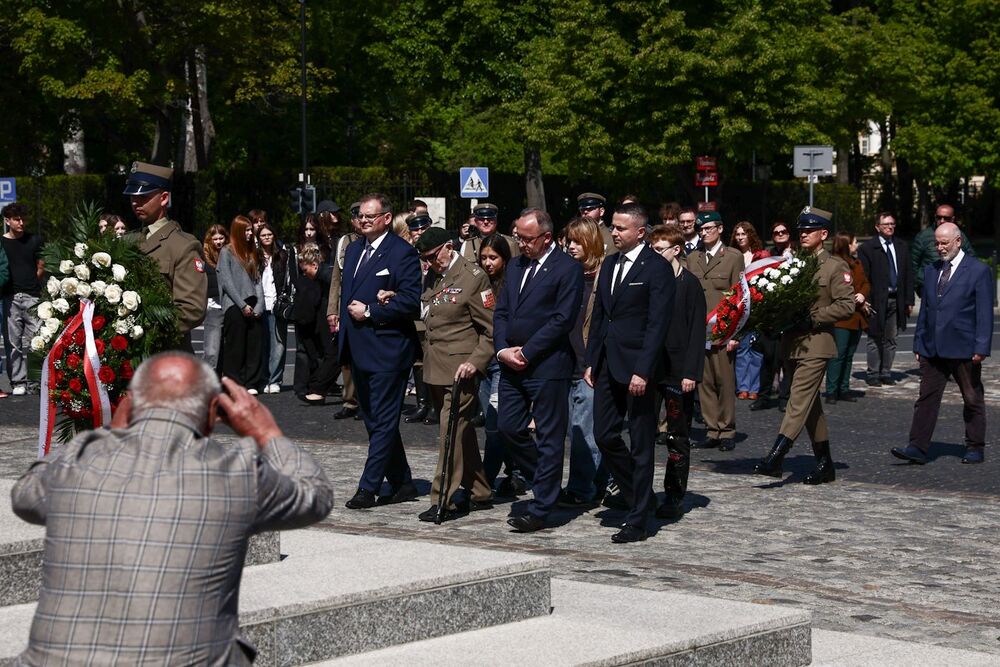 Centralne obchody upamiętniające Marszałka Józefa Piłsudskiego w 90. rocznicę śmierci – Warszawa, 12 maja 2025. Fot. Sławek Kasper (IPN)