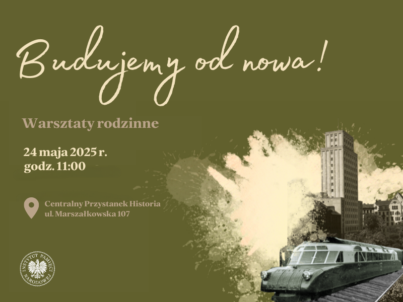 Warsztaty rodzinne „Budujemy od nowa!” – Warszawa, 24 maja 2025
