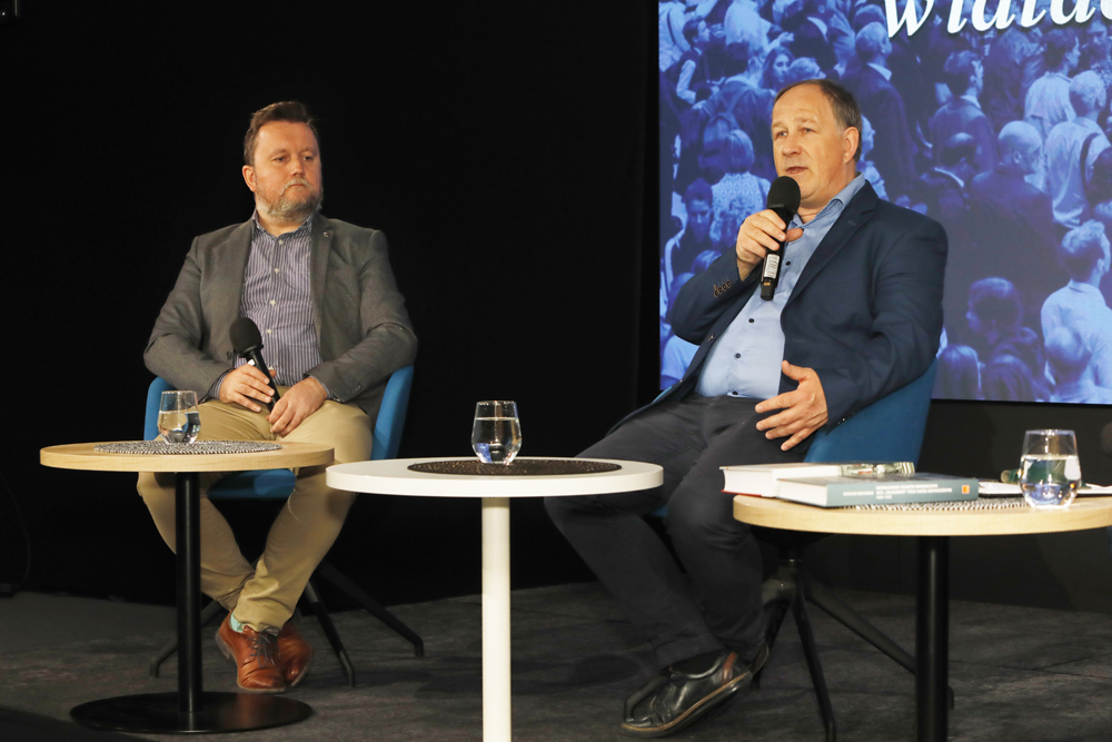 Spotkanie otwarte „Gry operacyjne Służby Bezpieczeństwa w latach 1980-1982” z cyklu „Oblicza historii” – Warszawa, 13 maja 2025. Fot. Piotr Życieński (IPN)