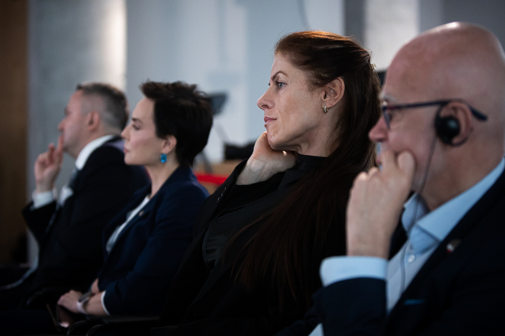 Międzynarodowa dyskusja naukowa „1945 – rok nowego zniewolenia. Doświadczenie Europy Środkowo-Wschodniej” – Warszawa, 14 maja 2025. Fot. Sławek Kasper (IPN)