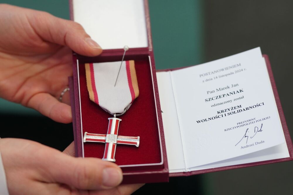 Uroczystość wręczenia Krzyży Wolności i Solidarności – Lublin, 15 maja 2025. Fot. Dominik Borek (IPN)