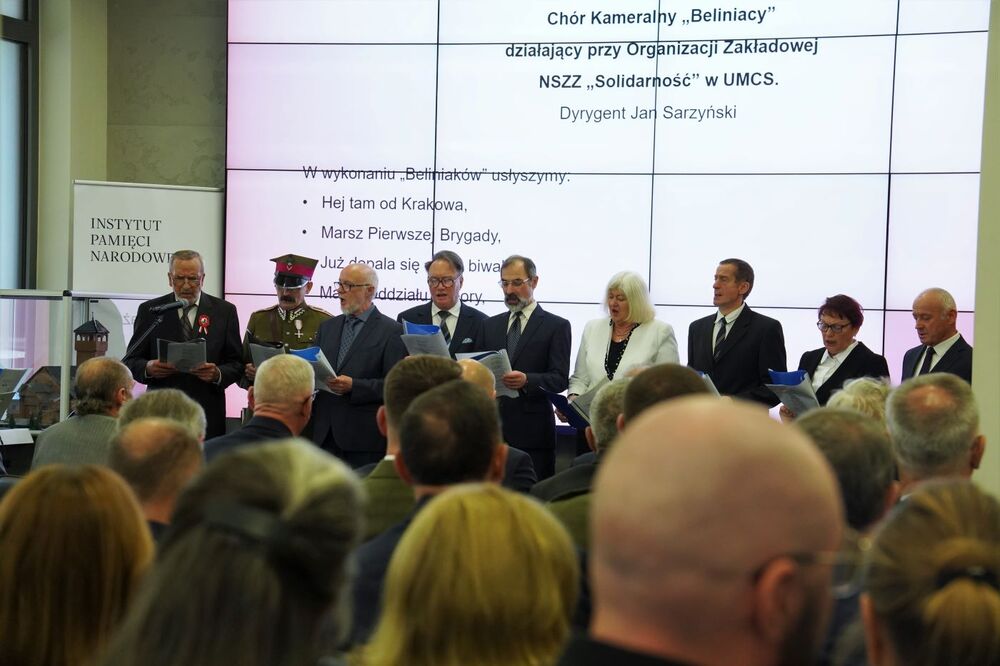 Uroczystość wręczenia Krzyży Wolności i Solidarności – Lublin, 15 maja 2025. Fot. Dominik Borek (IPN)