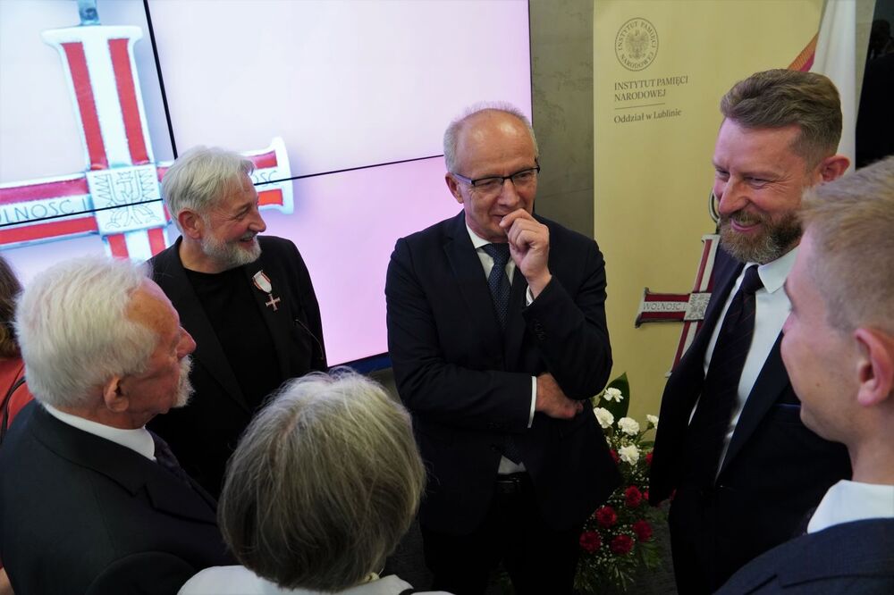 Uroczystość wręczenia Krzyży Wolności i Solidarności – Lublin, 15 maja 2025. Fot. Dominik Borek (IPN)