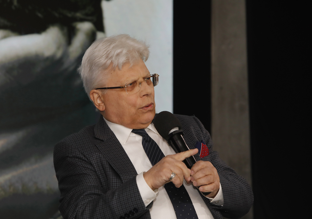 „Myśl polityczna Józefa Piłsudskiego. 90. Rocznica śmierci Marszałka” – dyskusja z ekspertami – Warszawa, 15 maja 2025. Na zdj. prof. Wiesław Wysocki. Fot. Piotr Życieński (IPN)