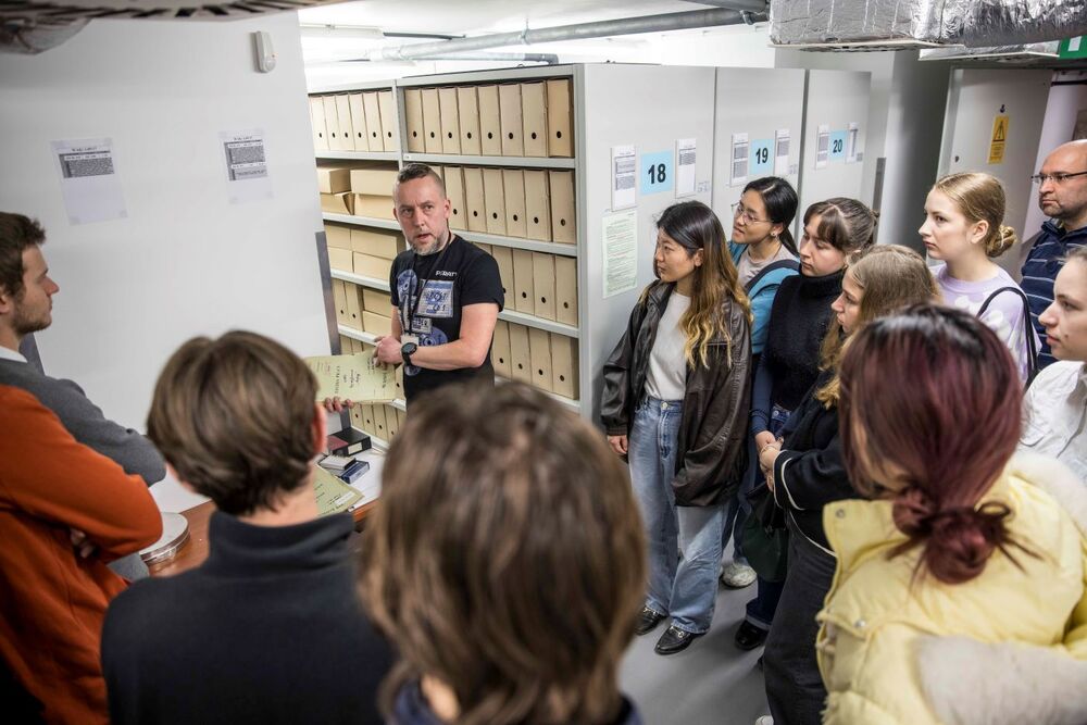 Wizyta studentów Uniwersytetu Warszawskiego w IPN – 16 maja 2025. Fot. Katarzyna Adamów (IPN)