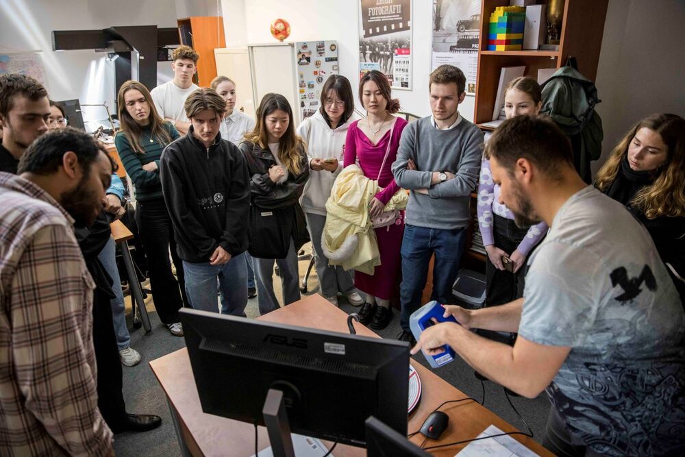 Wizyta studentów Uniwersytetu Warszawskiego w IPN – 16 maja 2025. Fot. Katarzyna Adamów (IPN)