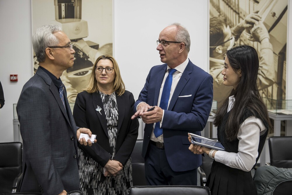 IPN podpisał „Memorandum o porozumieniu i wymianie” z Koreańską Organizacją Pamięci o Wojnie, reprezentującą Muzeum Wojny Koreańskiej – Warszawa, 19 maja 2025. Fot. Katarzyna Adamów (IPN)