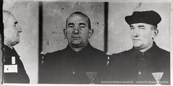 Bruno Brodniewicz – w KL Auschwitz nadano mu numer 1, w czerwcu 1943 r. został przeniesiony do podobozu Neu-Dachs. Ewakuowany w styczniu 1945 r. do KL Mittelbau-Dora, przeżył (źródło: Archiwum PMA-B)