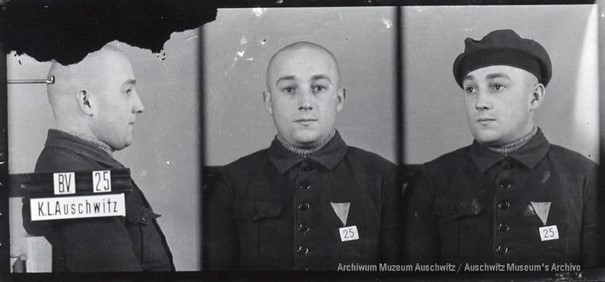 Herbert Romann – w KL Auschwitz nadano mu numer 25, zginął w kwietniu 1943 r. (źródło: Archiwum PMA-B)