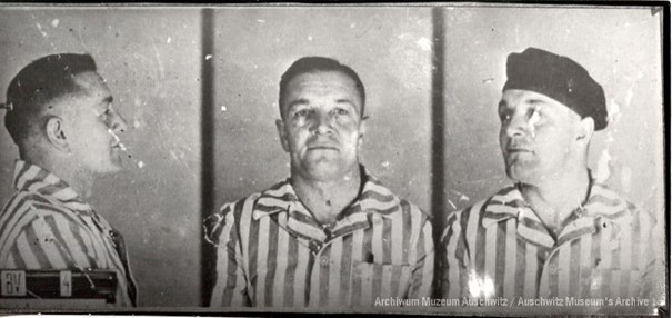 Friedrich Biesgen – w obozie nadano mu numer 4, zwolniony z obozu w sierpniu 1944 r. (źródło: Archiwum PMA-B)