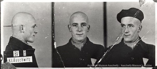 Arno Böhm – w obozie nadano mu numer 8, zwolniony z obozu w 1944 r. (źródło: Archiwum PMA-B)