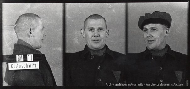 Erich Grönke – w obozie otrzymał numer 11, zwolniony w grudniu 1941 r. (źródło: Archiwum PMA-B)