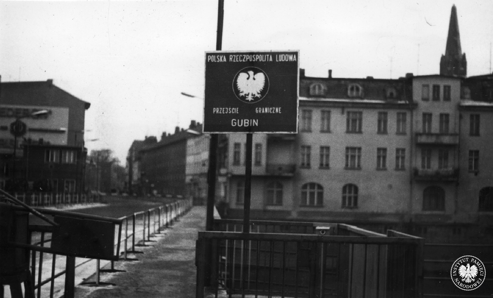 Przejście graniczne w Gubinie, 1980 r. Fot. AIPN