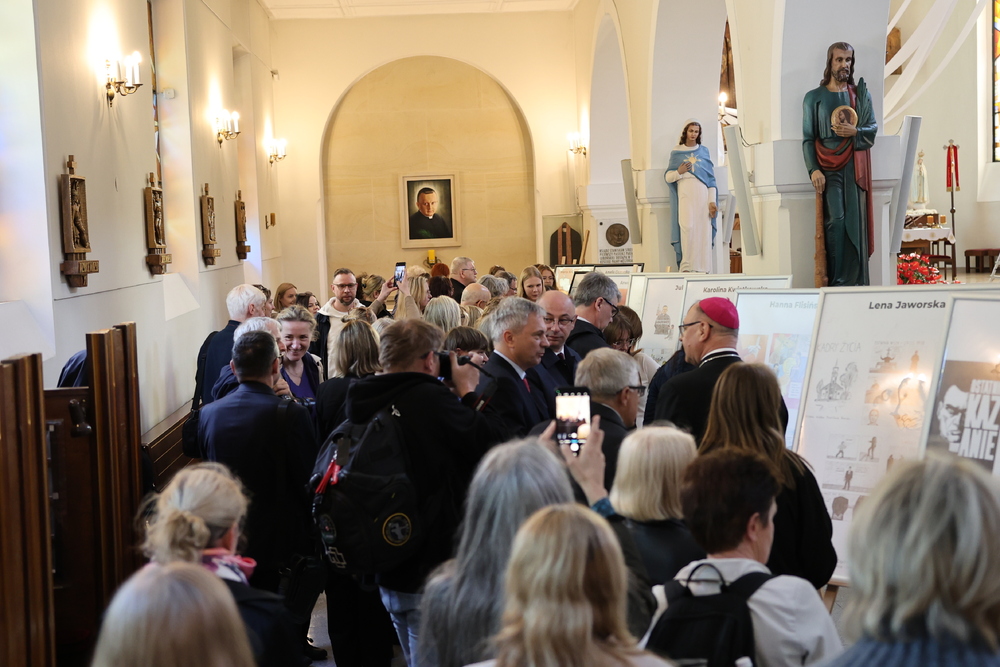 Rozstrzygnięcie konkursu „Kadry życia. Historia księdza Stanisława Streicha”. Luboń, 23.05.2025. Fot. Rafał Pękalski (IPN)