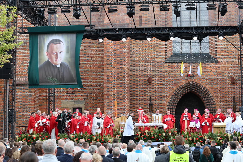 Uroczystości beatyfikacyjne ks. Stanisława Streicha. Poznań, 24.05.2025. Fot. Rafał Pękalski (IPN)